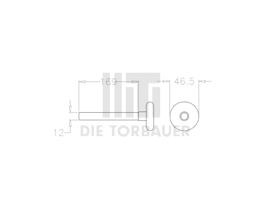 Baugr. Topbeschlag Rollenhalter doppelt