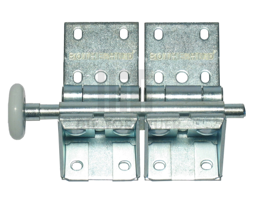 Baugr. Seitenbeschlag Rollenhalter doppelt mit Logo