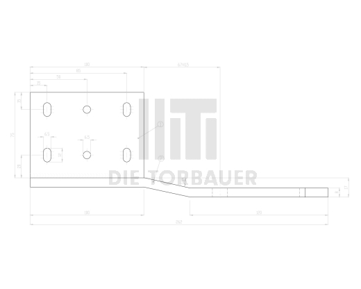 Baugr. Seitenbeschlag Stützkonsole AFH