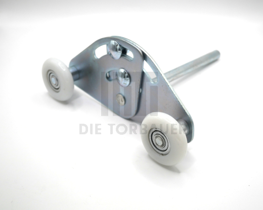 Tandemlaufrolle lang 12 mm verzinkt