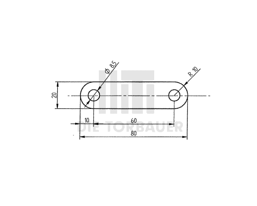 Verbindungslasche 60 RG