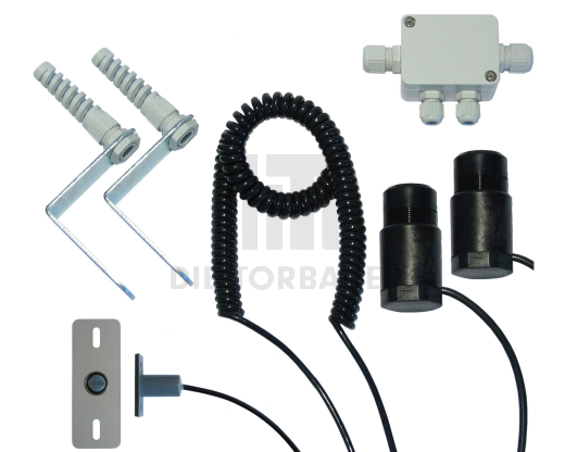 Baugr. Anschlussset E.-Antrieb für Tor mit Tür 8K2