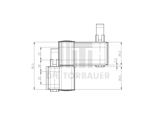 Hahnband 2-teilig E6/EV1
