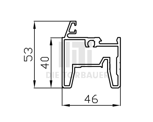 Alu-Profil 4012 E6/EV1
