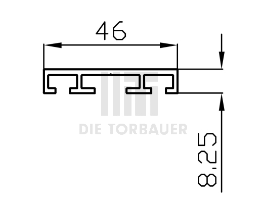 Alu-Profil 4051 E6/EV1