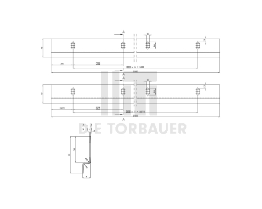 Stahl Z-Profil 25 mm