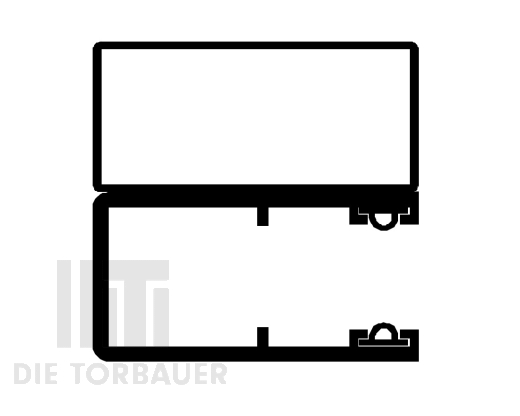 Laufschiene B 80/40 D