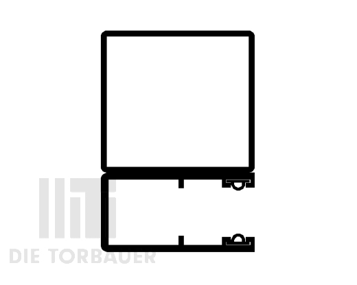 Laufschiene B 80/80 D