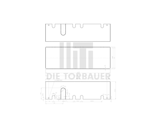 Edelstahlgehäuse für Ditec DOR 1BHS