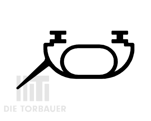 Pneumat. Unterkontaktschiene Sektionaltor