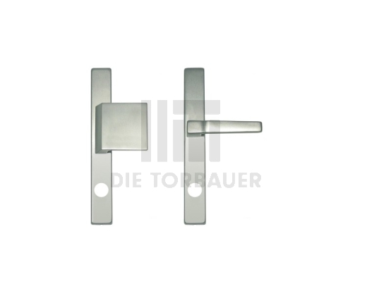 Baugr. Drückergarnitur Neutral KABA für Schiebefalttor