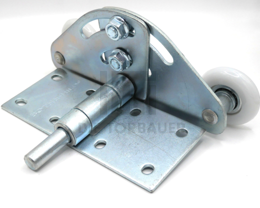 Baugr. Seitenbeschlag Tandemlaufrolle einfach mit Logo verzinkt