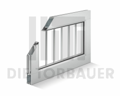 Alu-Gitterstabfüllung RAL