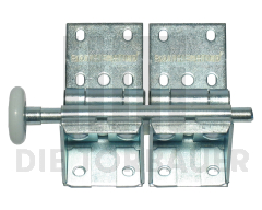 Baugr. Seitenbeschlag Rollenhalter doppelt mit Logo