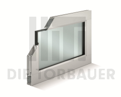 Dunststoff-Doppelverglasung Geperlt