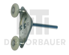 Tandemlaufrolle kurz 12 mm verzinkt