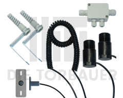 Baugr. Anschlussset E.-Antrieb für Tor mit Tür 8K2