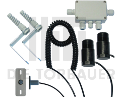 Baugr. Anschlussset E.-Antrieb für Tor mit Tür und opt. UK Dig. TX2/3