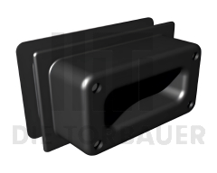 Baugr. PVC Schalengriff 25130