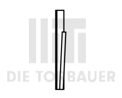 Senkrechte Laufschiene Links