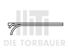 Waagerechte Laufschiene Rechts BN