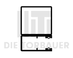 Laufschiene B 80/80 D